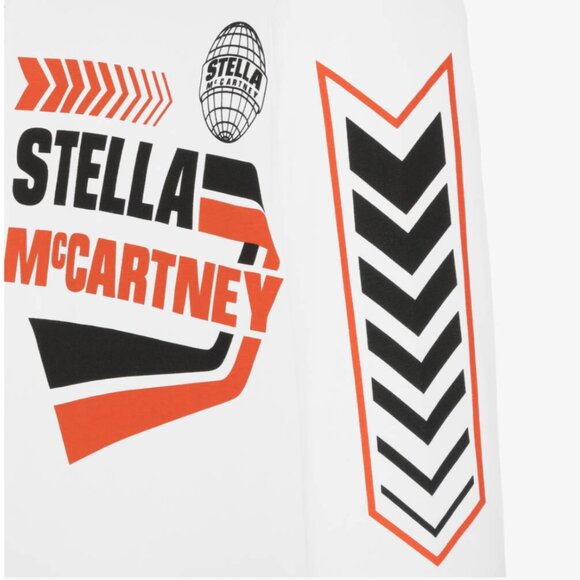 NWT Stella McCartney Kids Formula 1 Motorcross Print Long Sleeve T-Shirt - Picture 3 of 3